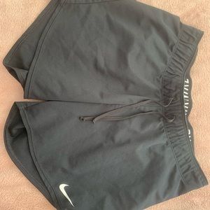 black nike shorts